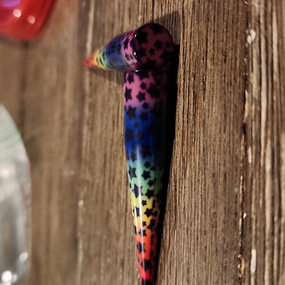 Rainbow 7/16" Ear Tapers and Plug - Picture 3 of 5